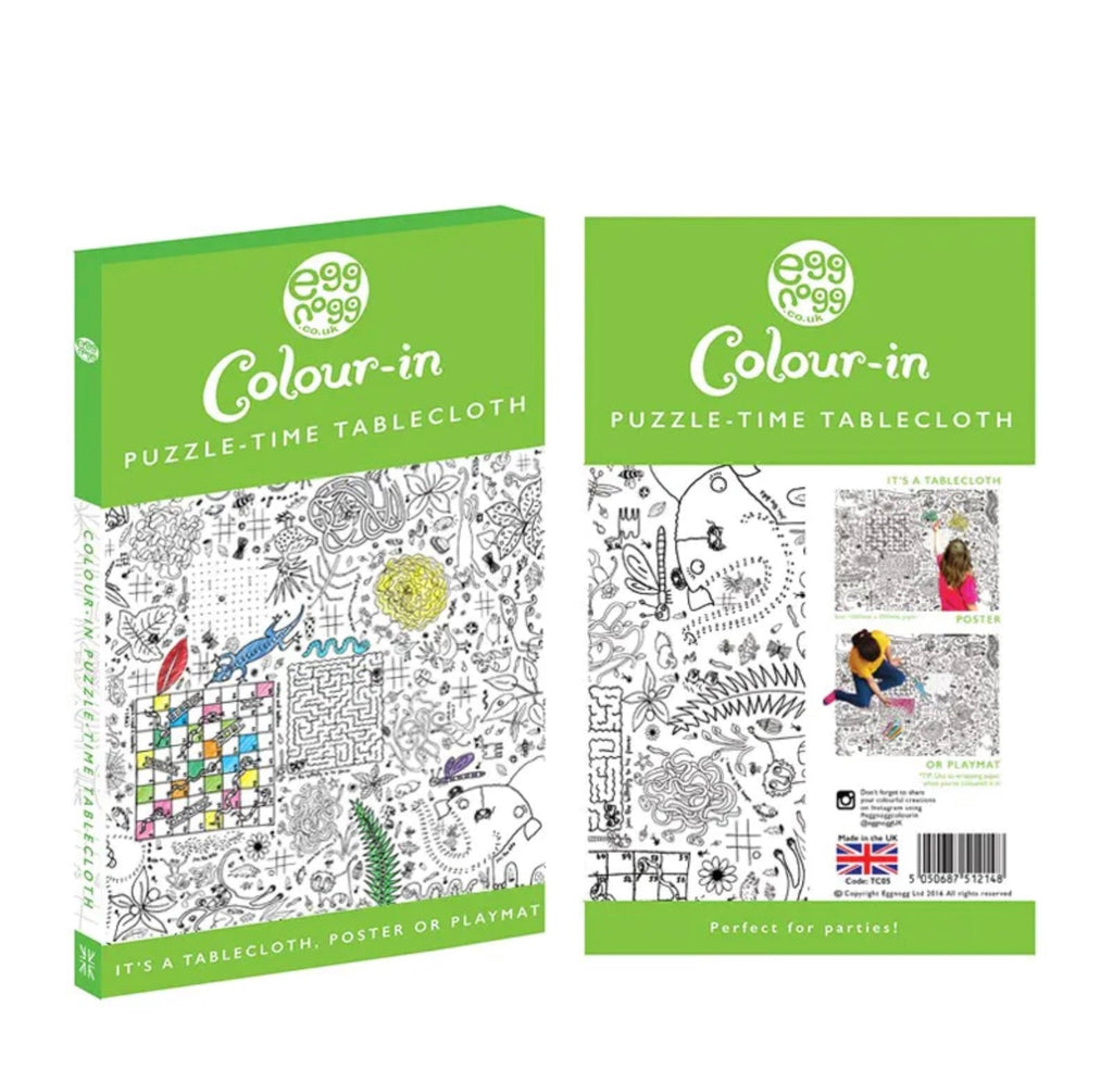 Eggnogg England Malbuch in Poster Format Puzzletime ca. 1270mmx950mm strapazierfähigem, FSC-zertifiziertem Papier - Bitangel RENOVATE & FURNISH HOMES GmbH