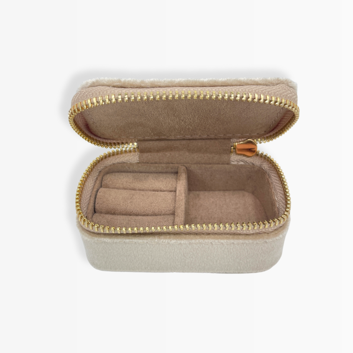 Schmucketui Klein Samt wahlweise: Light Pink, Light Blue, Violet, Petrol, Crem - BITANGELHOMES