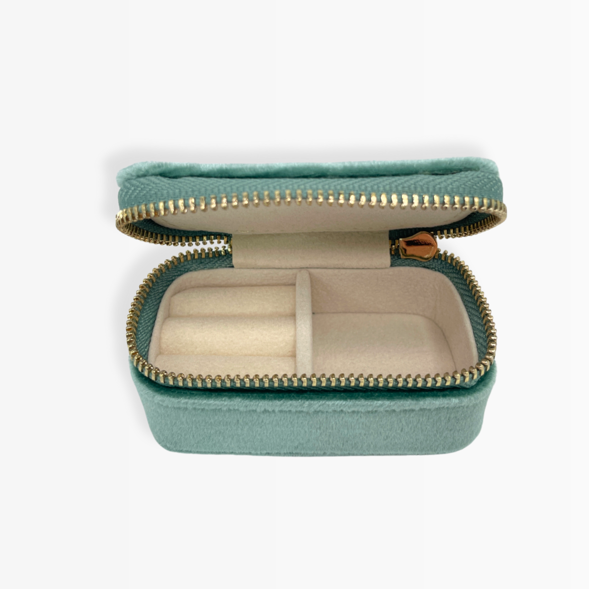 Schmucketui Klein Samt wahlweise: Light Pink, Light Blue, Violet, Petrol, Crem - BITANGELHOMES