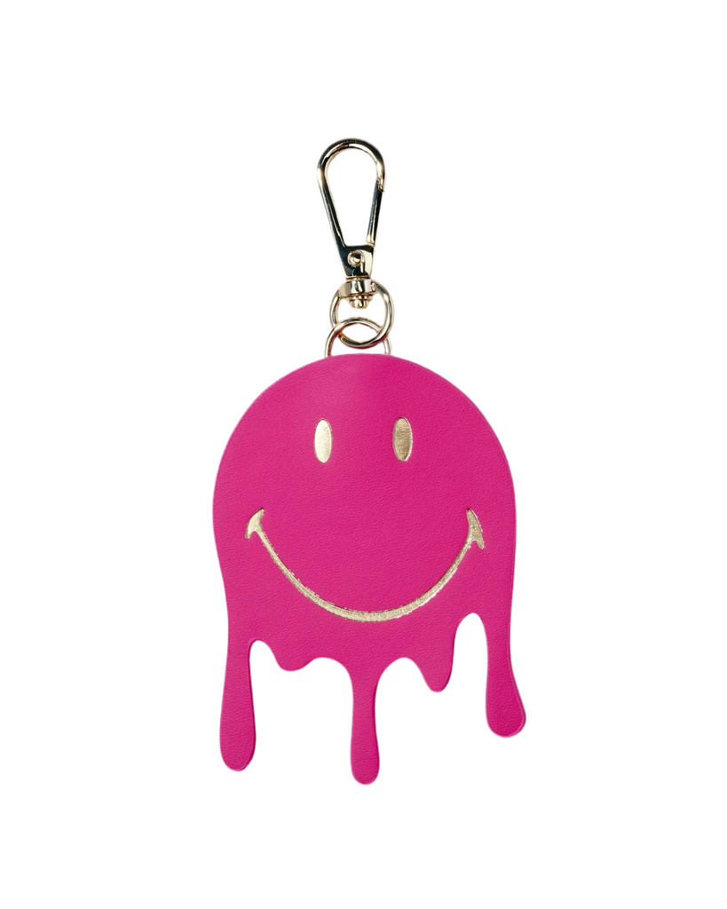 WEAT Schlüsselanhänger Smiley® Drip Berry pink