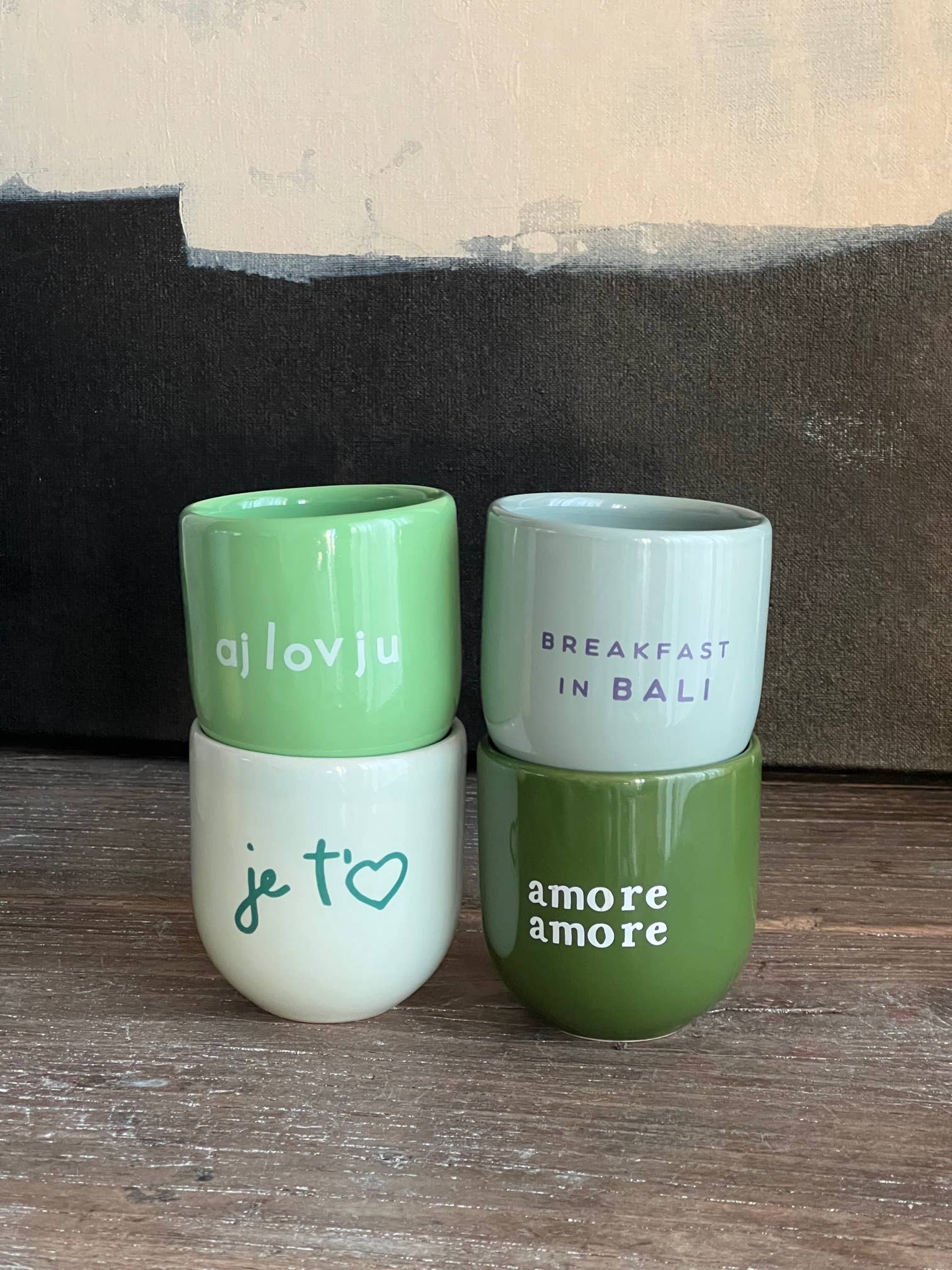 Sisi, house of style Keramik Cup "BREAKFAST IN BALI" - BITANGELHOMES