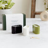 Zesty Lemons Geschenk-Set aus 3 Keramik-Teelichtern "Refreshingly Alfresco"