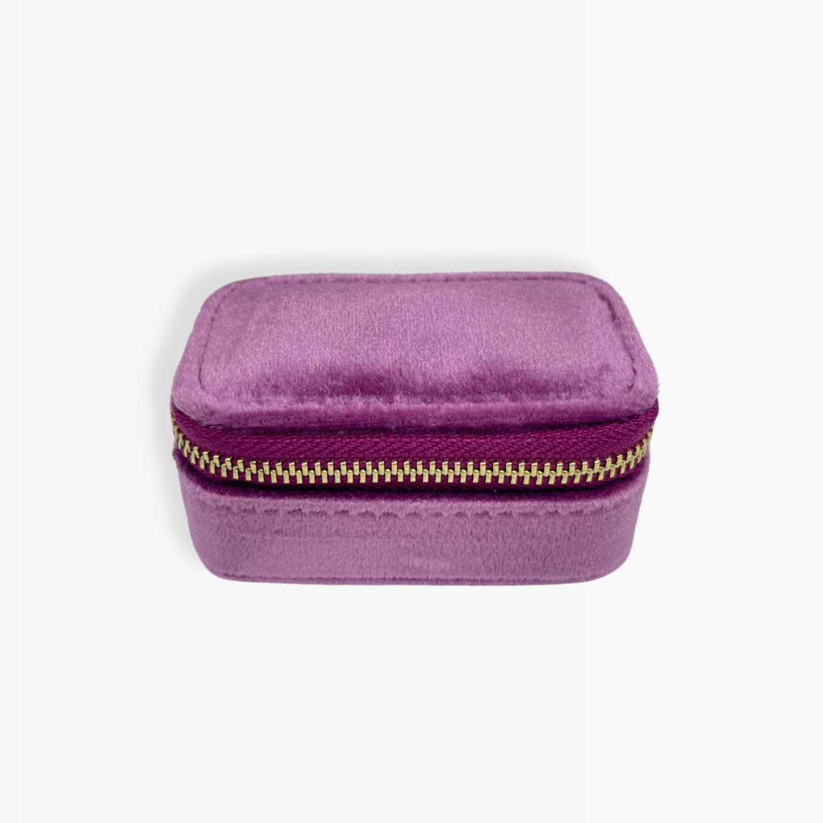 Schmucketui Klein Samt wahlweise: Light Pink, Light Blue, Violet, Petrol, Crem - BITANGELHOMES