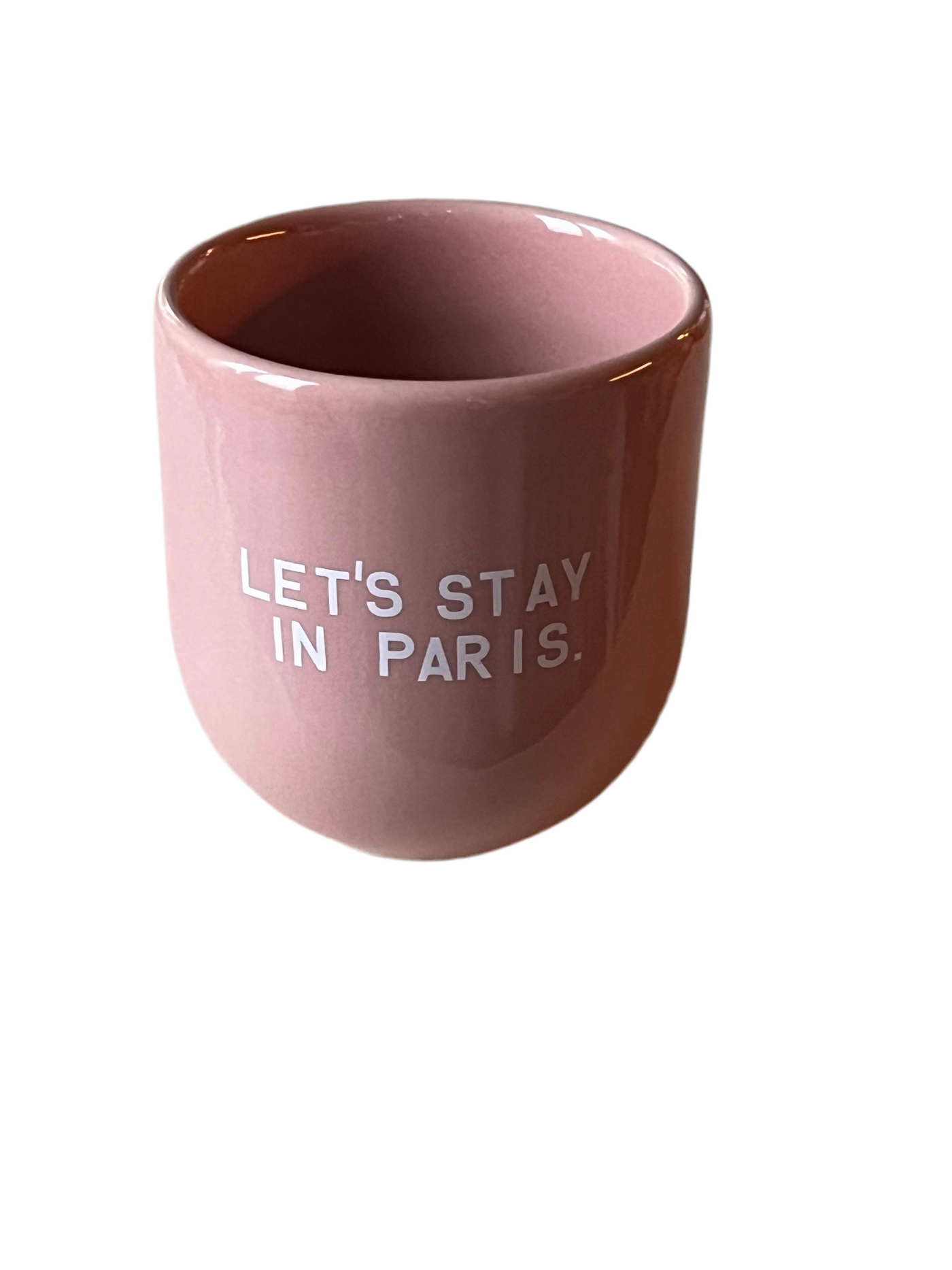 Sisi, house of style Keramik Cup "Let's stay in Paris" rosa