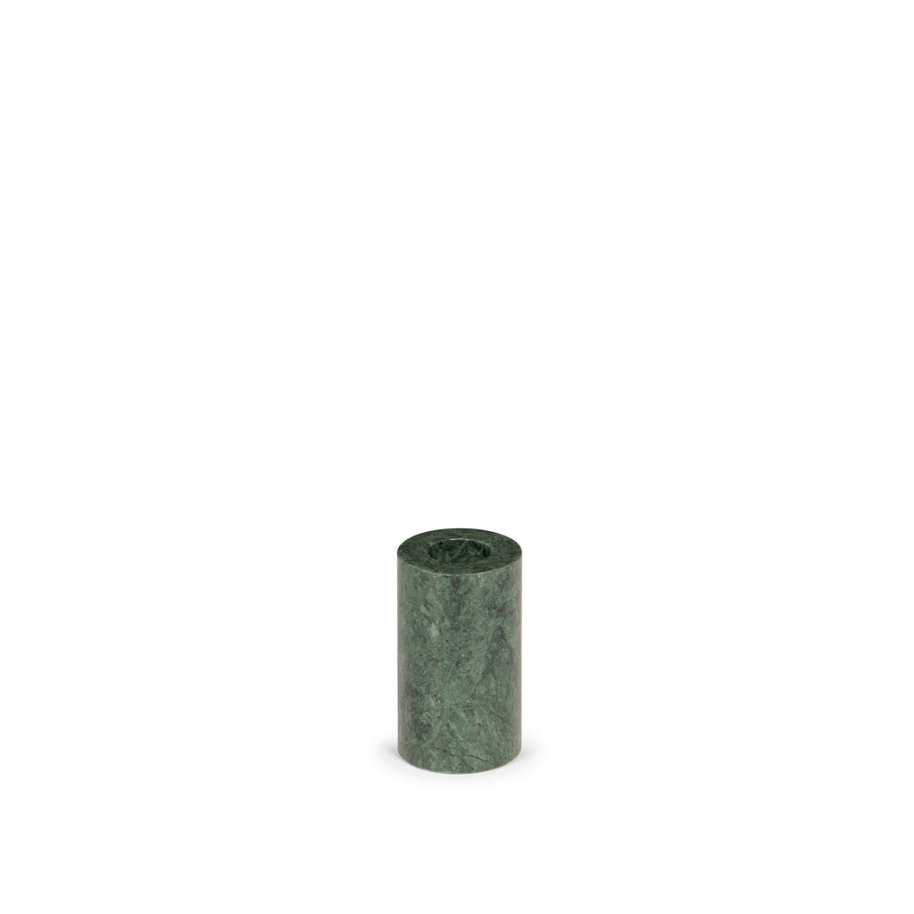 Stoned Marble Kerzenhalter aus Marmor grün wahlweise S oder L