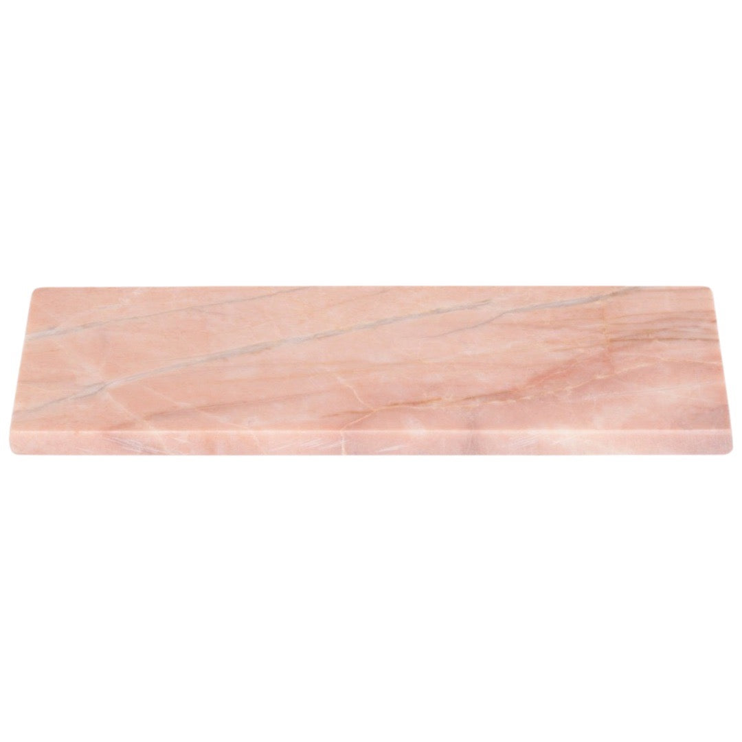 Stoned Marble Marmorplatte für die Küche zum Servieren oder als Ablage in Größe S wahlweise in Pink oder Weiß