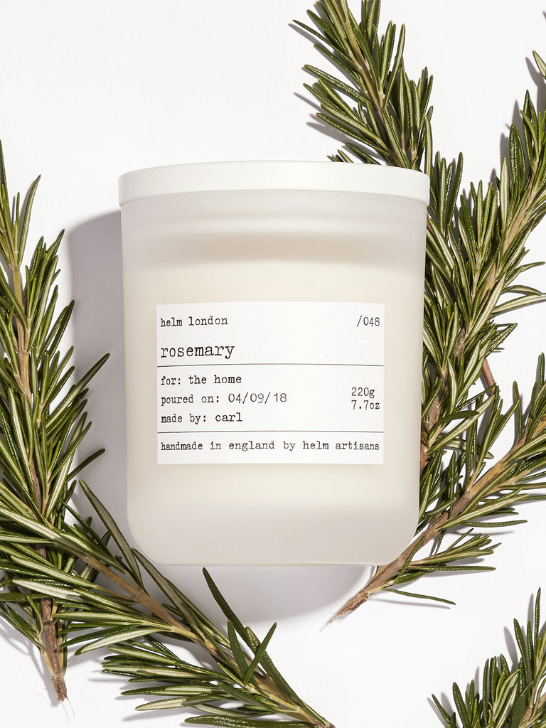 Helm London Luxuriöse Duftkerze Rosemary