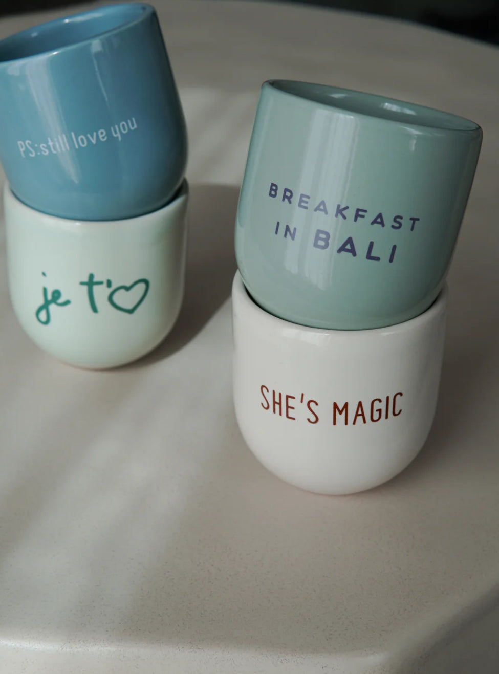 Sisi, house of style Keramik Cup "BREAKFAST IN BALI" - BITANGELHOMES