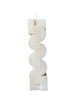 Exklusive Design-Kerze weiss