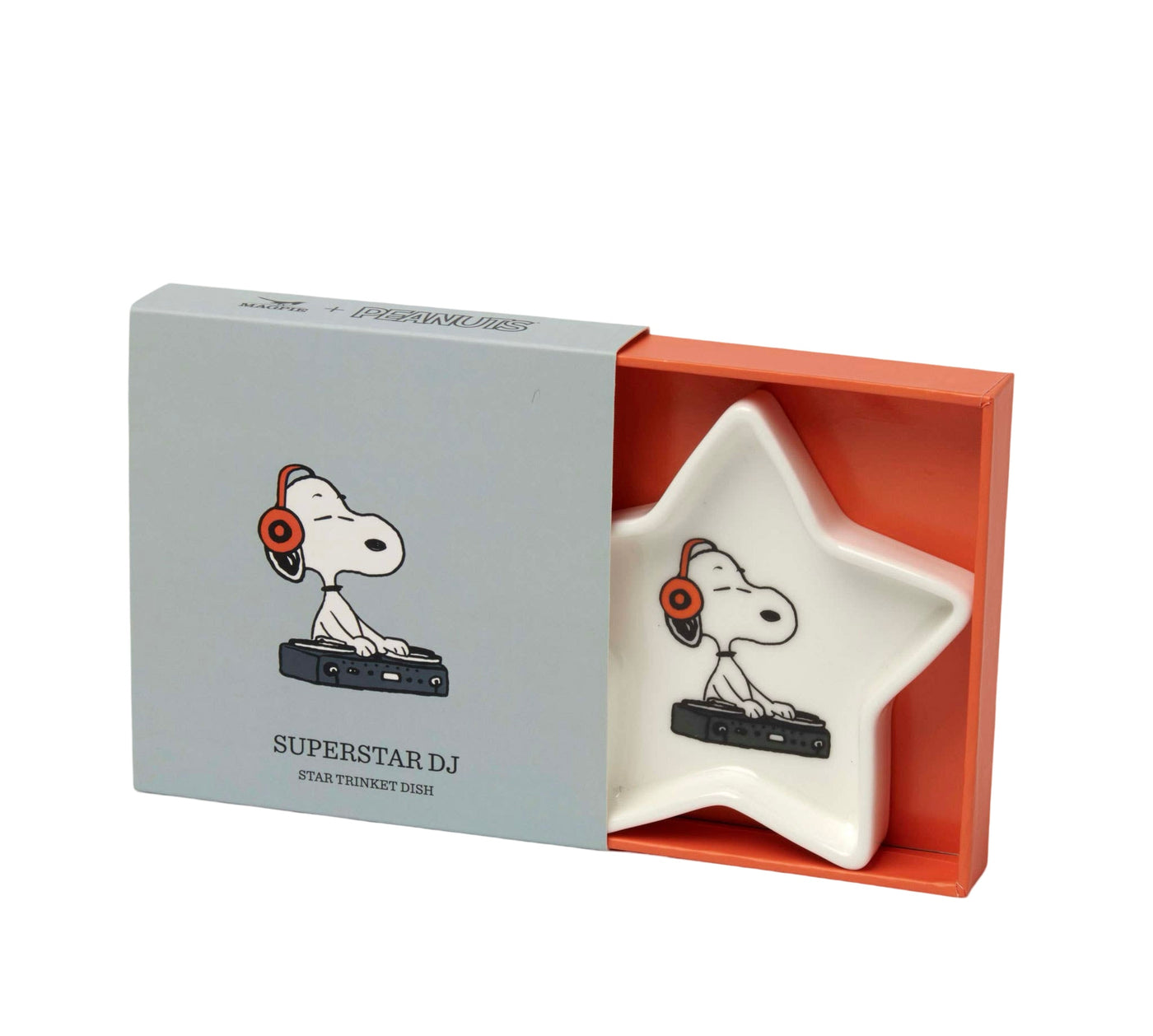 Magpie x Peanuts Snoopy "Superstar DJ" Schale in Geschenkverpackung