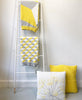 Agatha Porto Ibiza Wendekissen gelb/grau