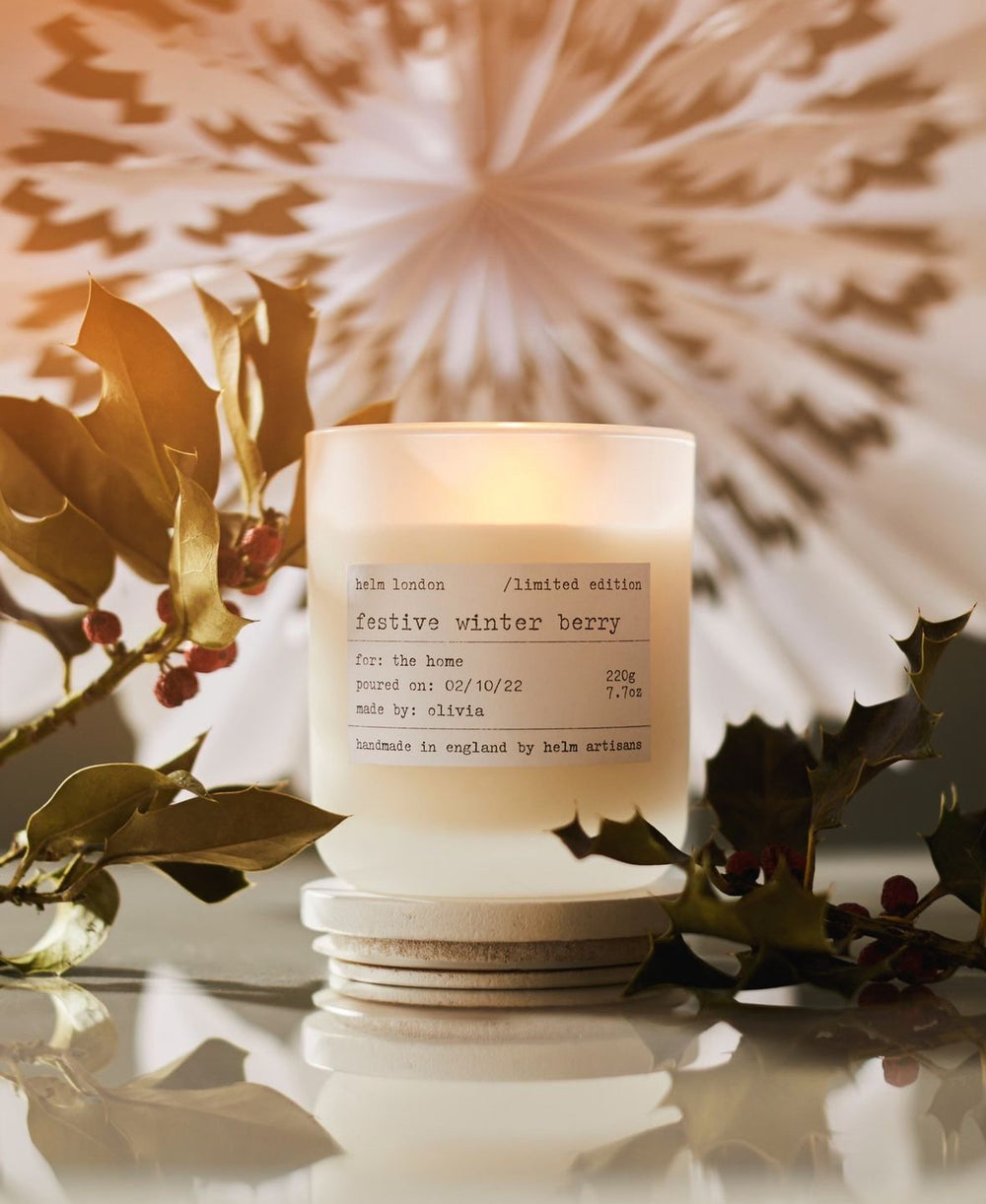 Helm London Duftkerze Festive Winter Berry