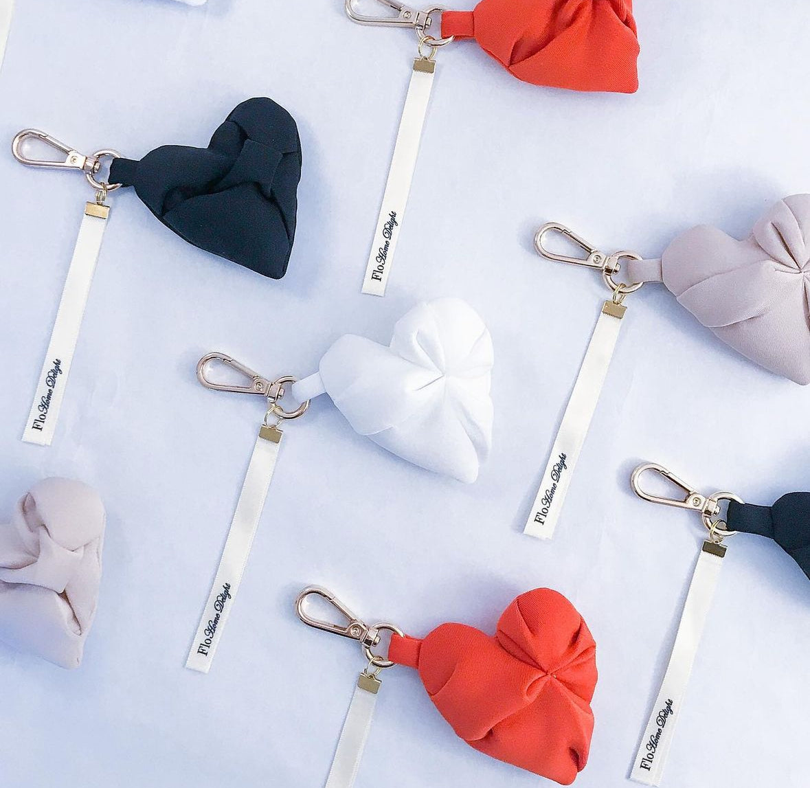 Flo Home Delight Herz-Schlüsselanhänger nude 7x7cm - BITANGELHOMES