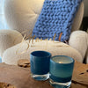 Adorist Merino-Wolldecke blau