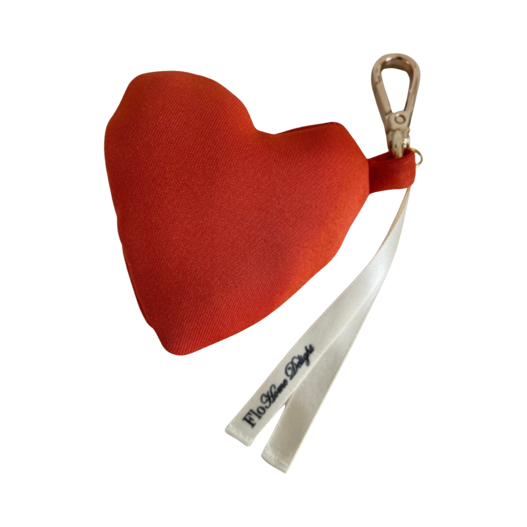 Flo Home Delight Schlüsselanhänger Herz orange - BITANGELHOMES