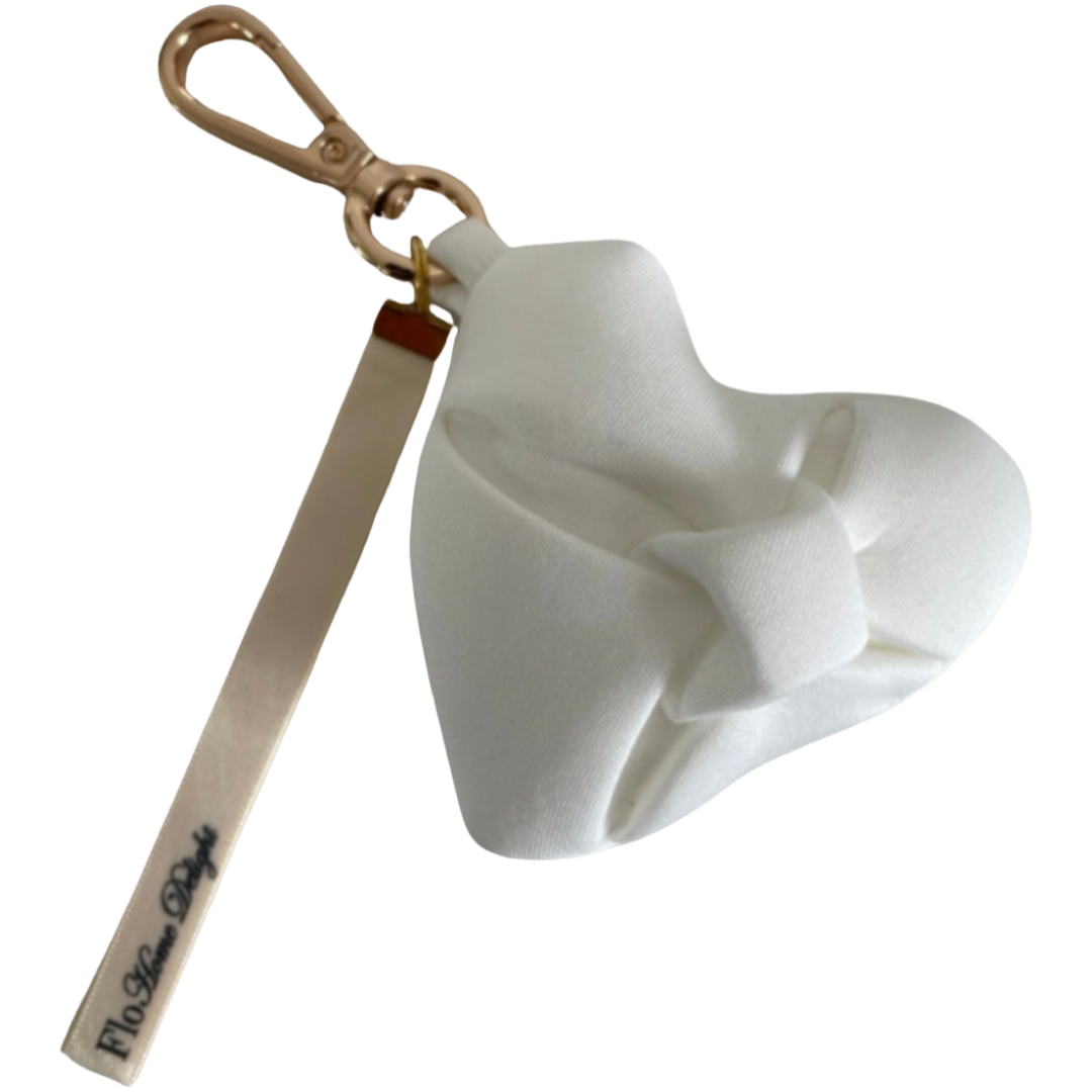 Flo Home Delight Schlüsselanhänger Herz weiß - BITANGELHOMES