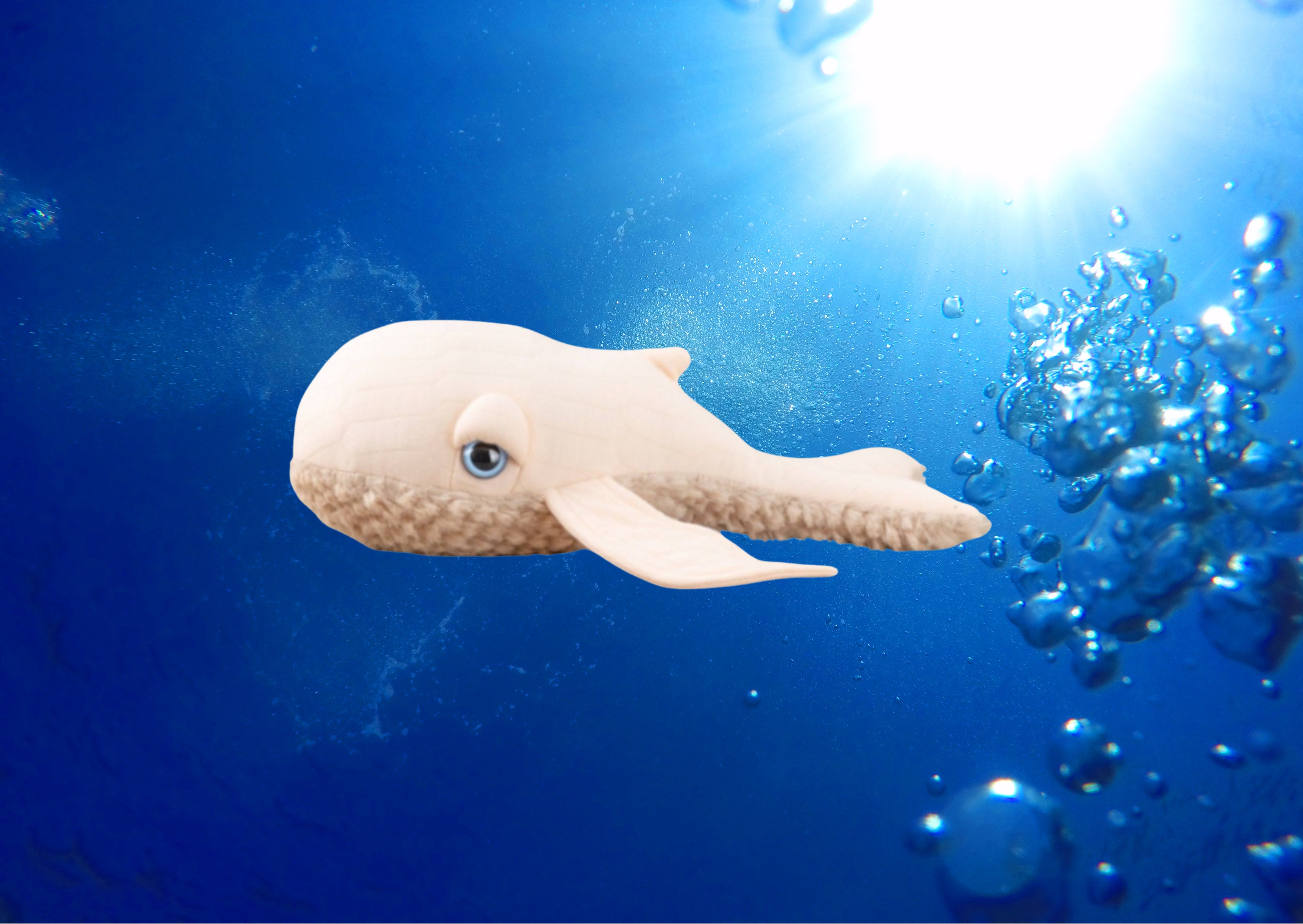 BigStuffed Mini-Wal rosa/beige - BITANGELHOMES