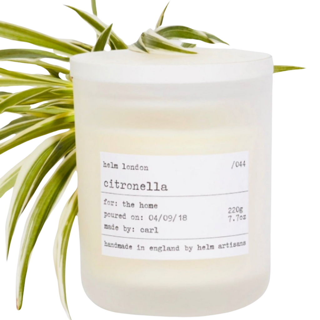 Helm London Luxuriöse Duftkerze Citronella