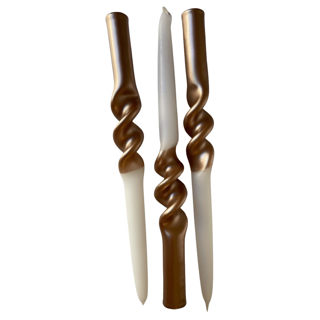 Pink Stories 3er Set Dip Dye Stabkerzen Swirl Ballett Slippers - BITANGELHOMES