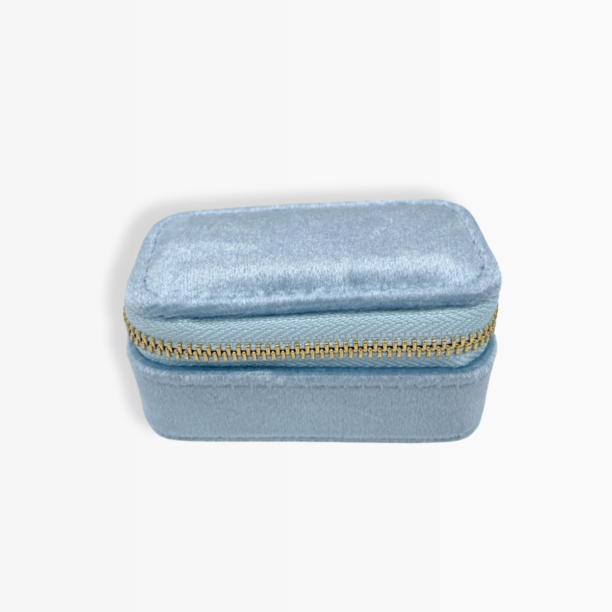 Schmucketui Klein Samt wahlweise: Light Pink, Light Blue, Violet, Petrol, Crem - BITANGELHOMES