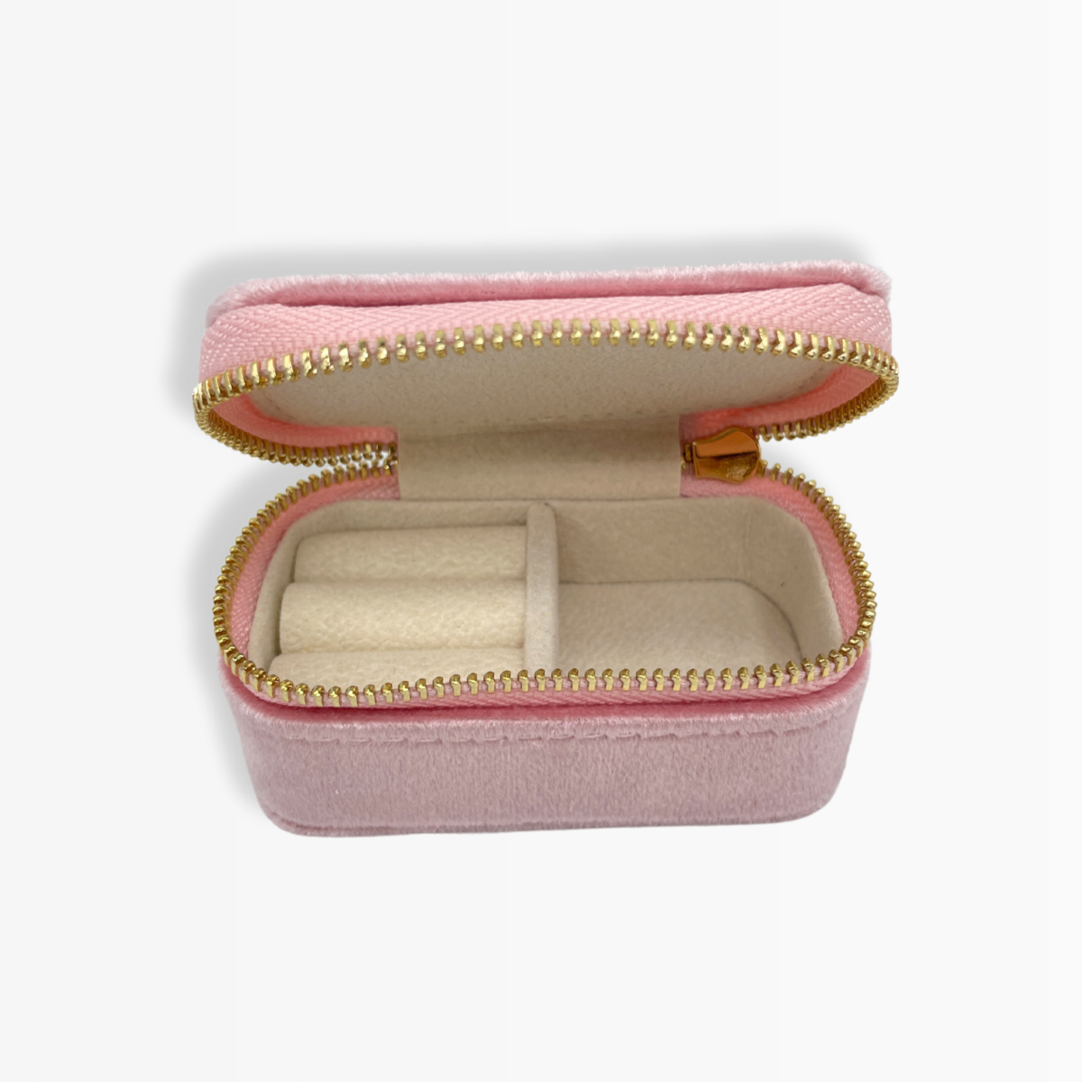 Schmucketui Klein Samt wahlweise: Light Pink, Light Blue, Violet, Petrol, Crem - BITANGELHOMES