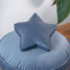 Bettys Home Samtkissen Stern wahlweisen in Rose‘, Grün, Blau mit antiallergenes Fasern ca. B32XD10cm - Bitangel RENOVATE & FURNISH HOMES GmbH