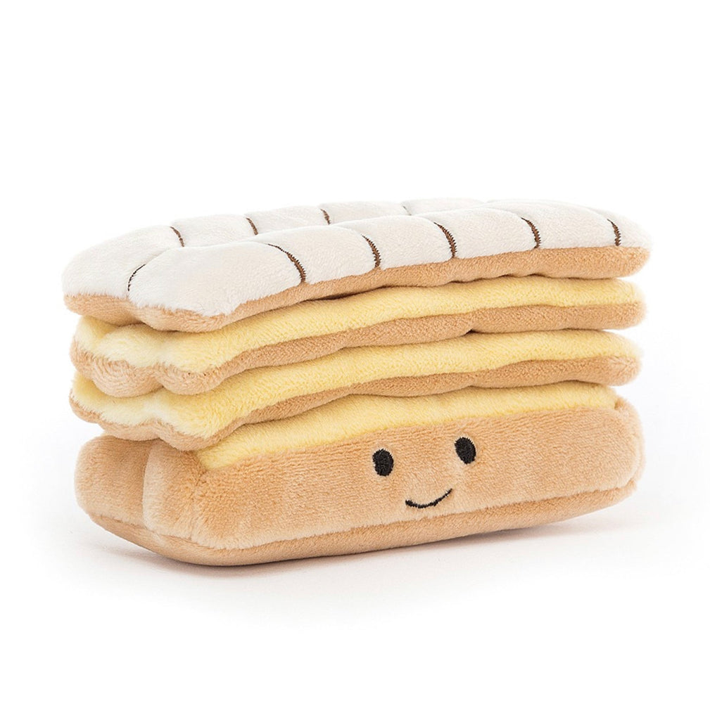 Jellycat London Pretty Patisserie wahlweise Tarte Religieuse, Tarte au citron, Mille Feuille, Mille Feuille und Dome Framboise 9x8cm, 5x10cm, 6x9cm und 5x10cm - Bitangel RENOVATE & FURNISH HOMES GmbH