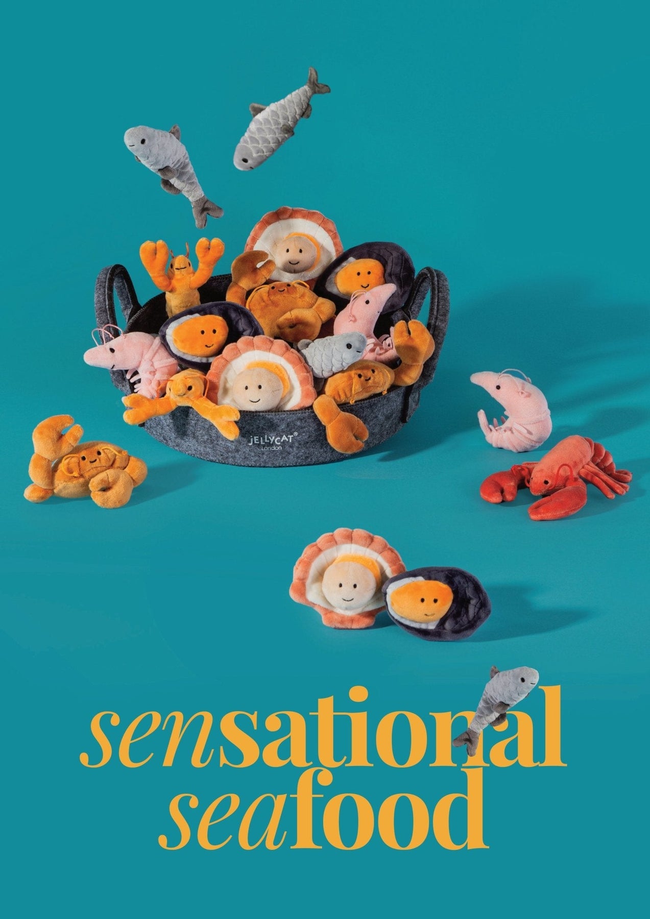 Jellycat London Sensational Seafood Lobster BITANGELHOMES
