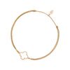 Leaf Jewelery Glücksbändchen 14K (585) Roségold & gelbgold, wahlweise Kleeblatt & Herz - Bitangel RENOVATE & FURNISH HOMES GmbH