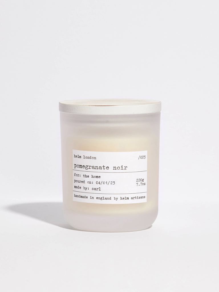 Helm London Luxuriöse Pomegranate Noir Duftkerze
