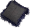 Edles Tibet Lamm Kissen aus Schurwoll-Walk 50x50cm