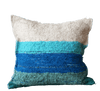 Amour Sud Marbella handgewebtes Kissen inklusive Füllung in blau, türkis, grün & weiß - 50 x 50 cm - Bitangel RENOVATE & FURNISH HOMES GmbH