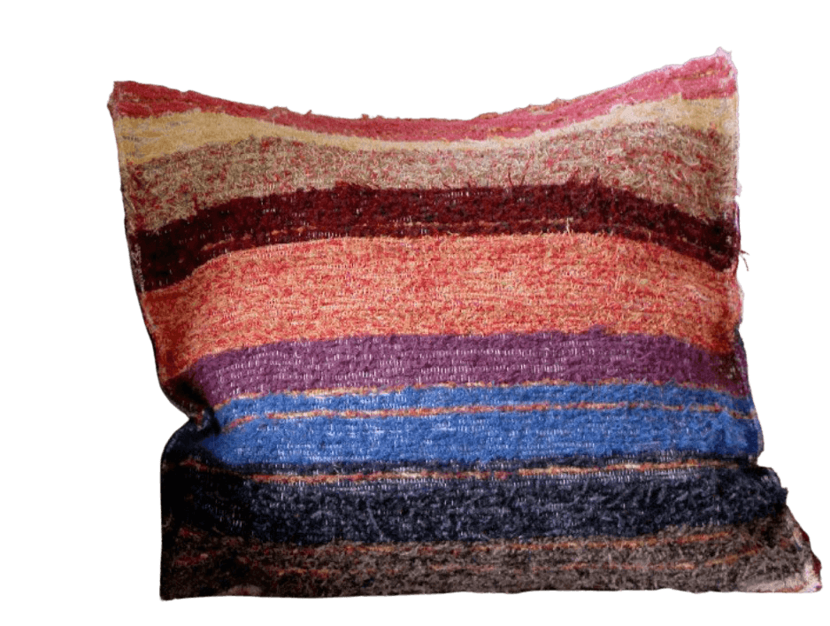 Amour Sud Marbella handgewebtes Kissen inklusive Füllung in multicolor - 60 x 60 cm - Bitangel RENOVATE & FURNISH HOMES GmbH