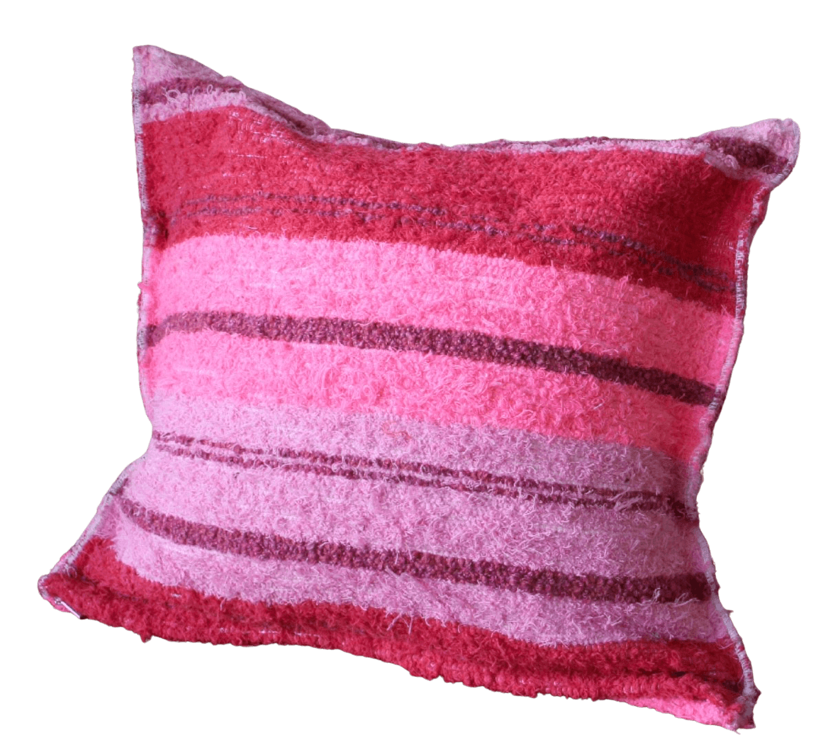 Amour Sud Marbella handgewebtes Kissen inklusive Füllung in pink & rose - 50 x 50 cm - Bitangel RENOVATE & FURNISH HOMES GmbH