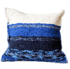 Amour Sud Marbella handgewebtes Kissen Sitzkissen inclusive. Füllung in blau & weiß - 50 x 50 cm - Bitangel RENOVATE & FURNISH HOMES GmbH