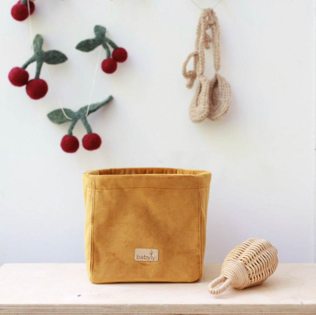 Babyly Velvet Aufbewahrungsbox/Organizer wahlweise in den verschiedenen Farben & Größen S/M/L - Bitangel RENOVATE & FURNISH HOMES GmbH