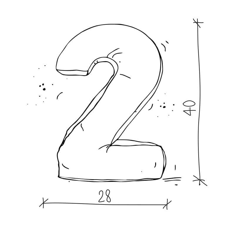 Bettys Home Samtkissen verschiedene Zahlen in grau, mit antiallergenen Fasern ca. 54x2x44x2cm - Bitangel RENOVATE & FURNISH HOMES GmbH