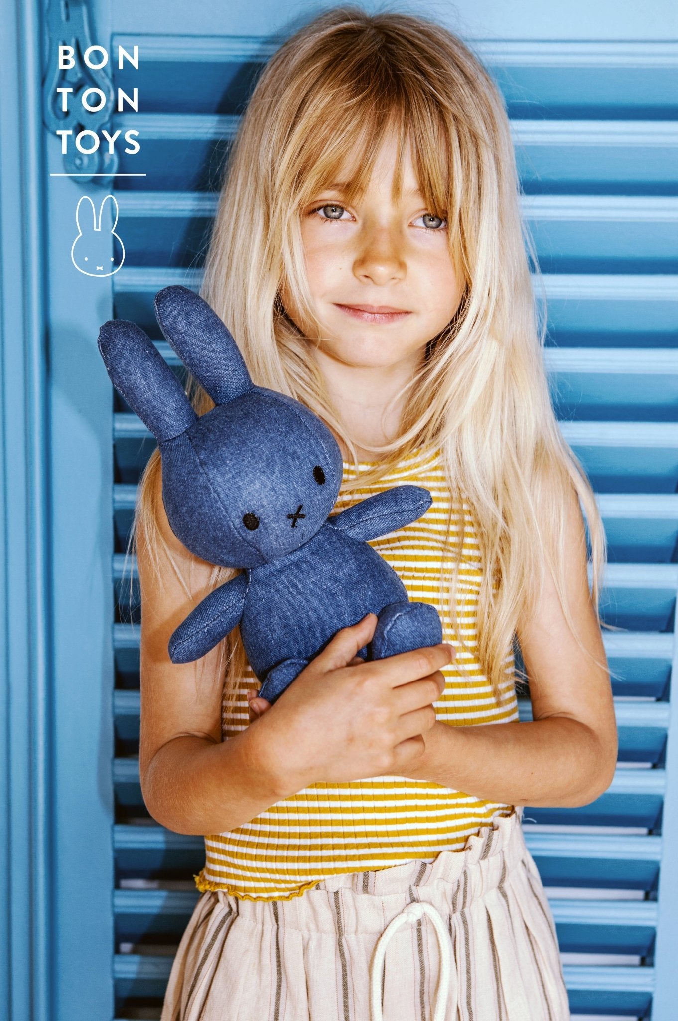 Bon Ton Toys Miffy Sitting wahlweise in Light Wash & Raw Denim ca. H23x9cm - Bitangel RENOVATE & FURNISH HOMES GmbH
