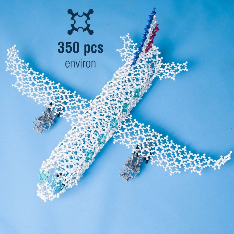 Clip It Structure Konstruktionsspiel in 2D und 3D wahlweise 50 oder 100 Sück im Bio-Baumwollbeutel - BITANGELHOMES