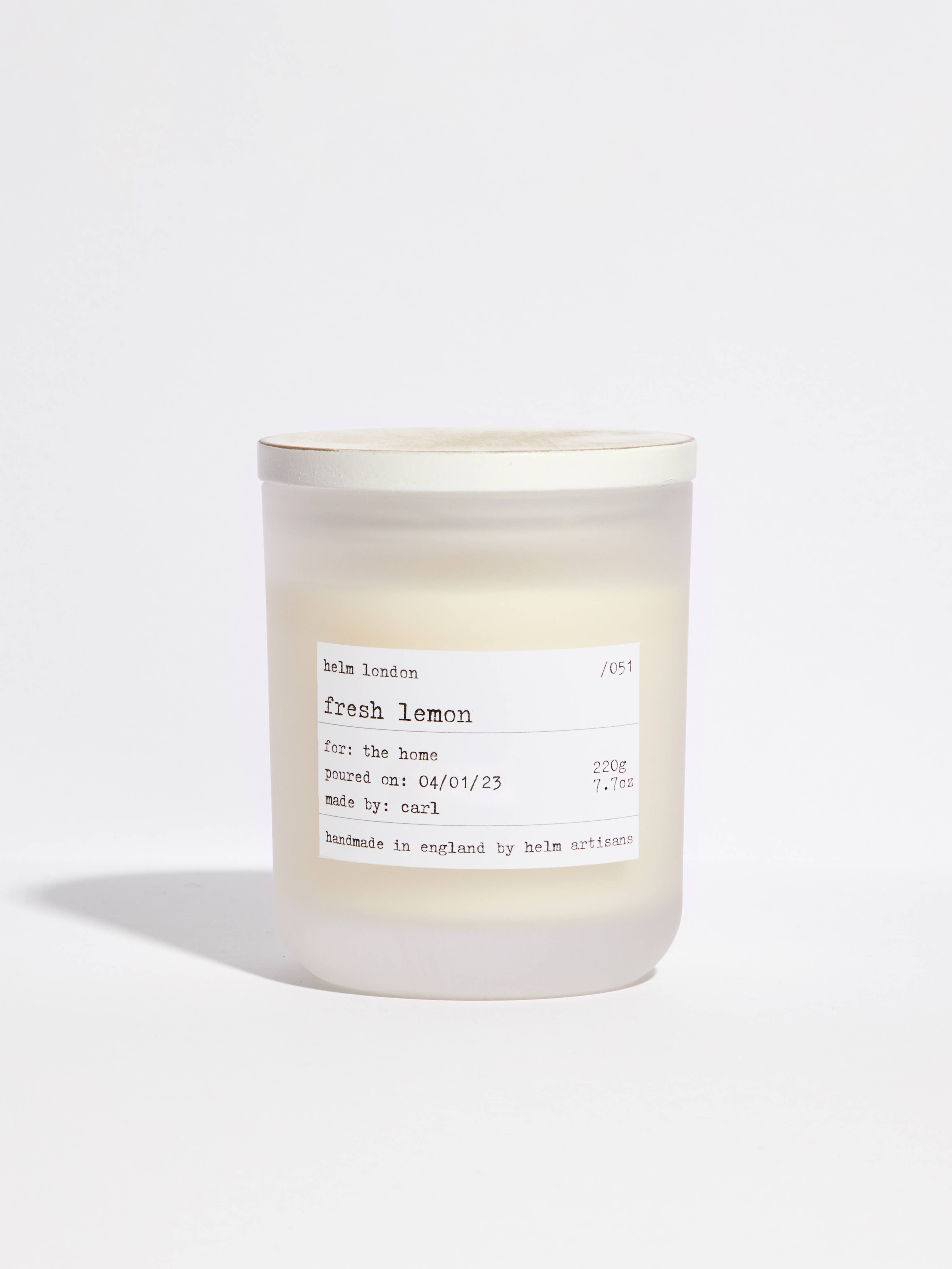 Helm London Luxuriöse Duftkerze Fresh Lemon - BITANGELHOMES