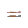 ChilDish Bio-Löffel-Set wahlweise in altrosa oder grau ca.15,7x2,5cm - aus nachwachsenden Rohstoffen/Zuckerrohrin 100% schadstoff-frei - Bitangel RENOVATE & FURNISH HOMES GmbH