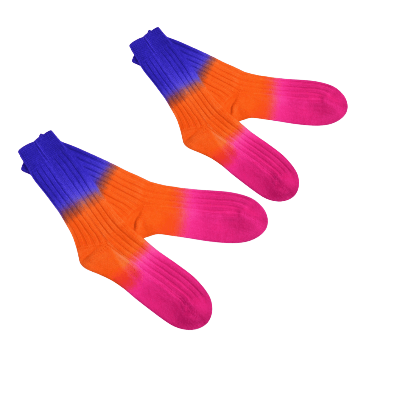 Cute Stuff reine Kaschmir Socken mit Farbverlauf in Neonpink Größe 35-38 & 39-42 - Bitangel RENOVATE & FURNISH HOMES GmbH