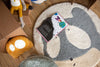 Edgar Plans X Lorena Canals Kinder Teppich Astromouse ca. D100cm OEKO-TEX STANDARD 100 - Bitangel RENOVATE & FURNISH HOMES GmbH