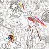 Eggnogg England England Malbuch in Poster Format wahlweise: Farm, Geheimer Garten, Tiere ca. 1270mmx950mm strapazierfähigem, FSC-zertifiziertem Papier - Bitangel RENOVATE & FURNISH HOMES GmbH