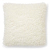 Feines gelocktes Kissen perfekt für den Skandinavien Style in weiss 45x45cm - Bitangel RENOVATE & FURNISH HOMES GmbH