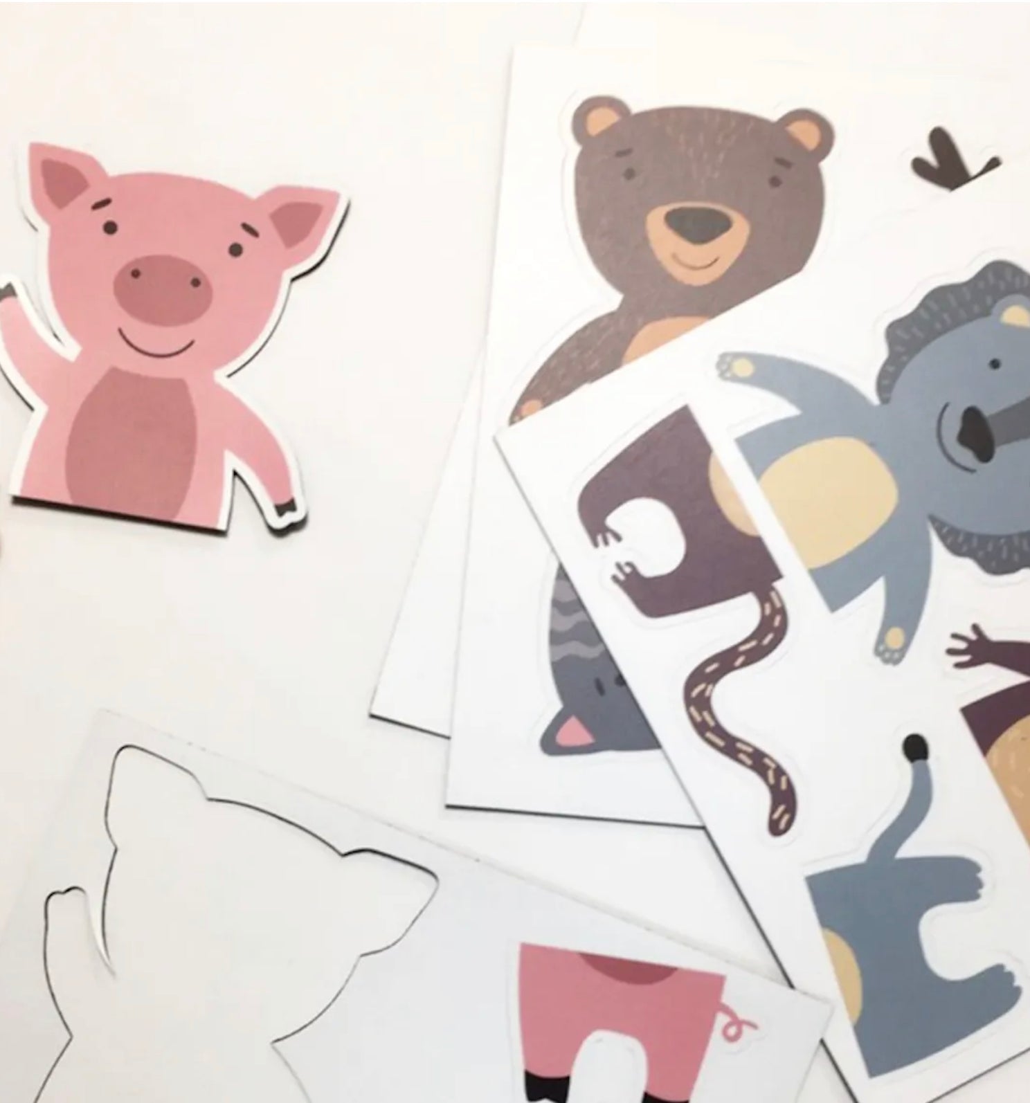 Ferflex Magnetspiel Puzzle-Tiere mit 20 Stück ca. H13xD0,6cm - Bitangel RENOVATE & FURNISH HOMES GmbH