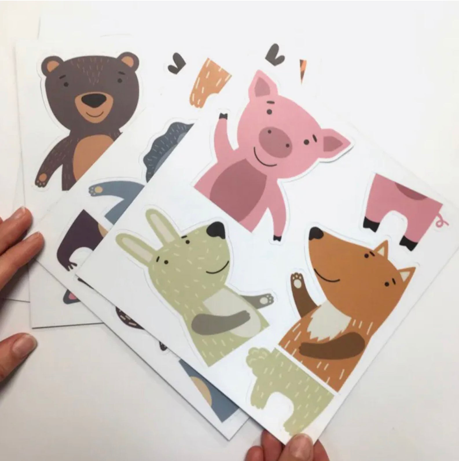 Ferflex Magnetspiel Puzzle-Tiere mit 20 Stück ca. H13xD0,6cm - Bitangel RENOVATE & FURNISH HOMES GmbH