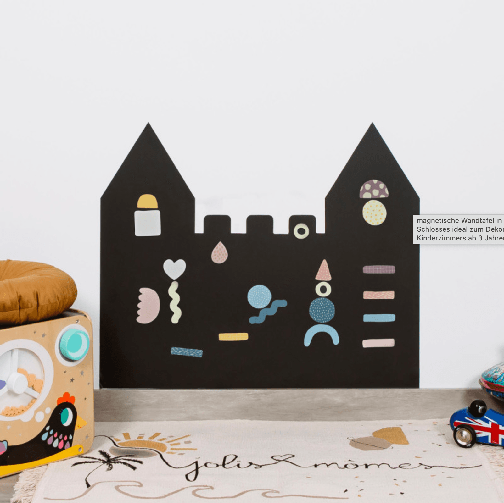 Ferflex Soft-Magnettafel Schloss Magnettafel zum auf & abziehen an der Wand mit 29 Magneten. - Bitangel RENOVATE & FURNISH HOMES GmbH