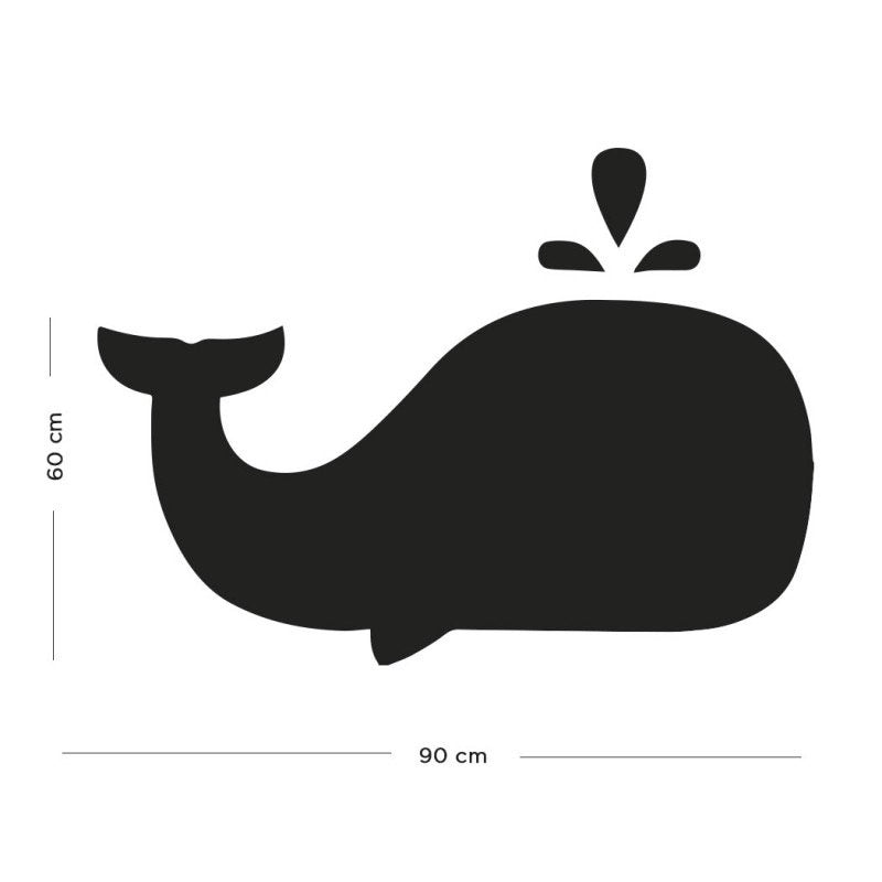 Ferflex Soft-Magnettafel Wal zum auf & abziehen an der Wand mit 76 Magneten 90x60 cm - Bitangel RENOVATE & FURNISH HOMES GmbH