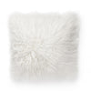 Flauschige Kissenhülle Shansi aus Tibet Echt-Fell, wahlweise weiss/ivory oder hellem beige ca. 40x40cm - Bitangel RENOVATE & FURNISH HOMES GmbH